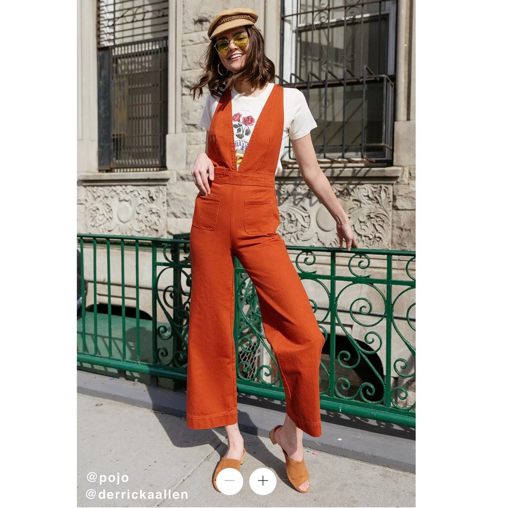 BDG Vibrant Orange Jumpsuit